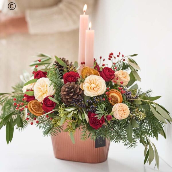 Luxury Classic Christmas Candle Arrangement